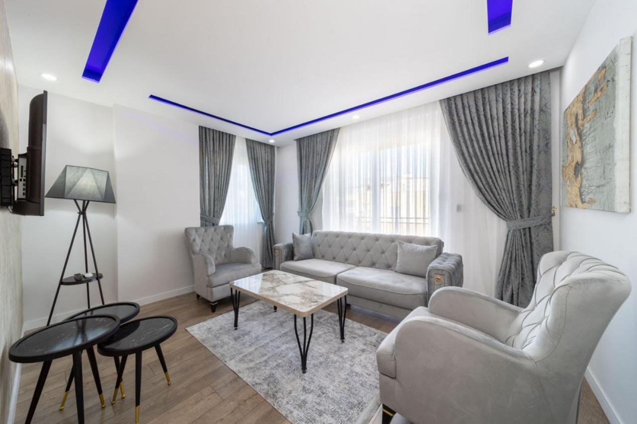Modern And Central Duplex Apartment Near Beach In 安塔利亚 外观 照片