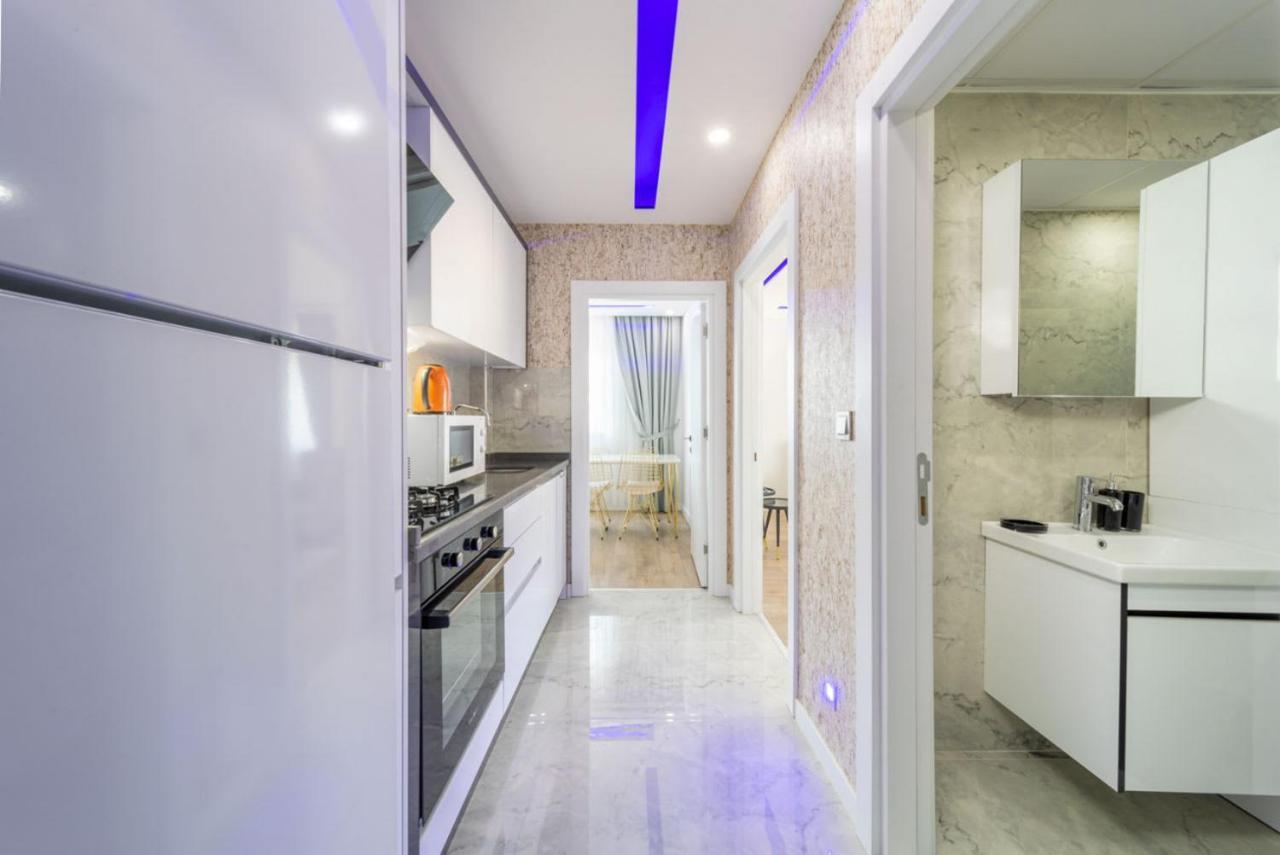 Modern And Central Duplex Apartment Near Beach In 安塔利亚 外观 照片